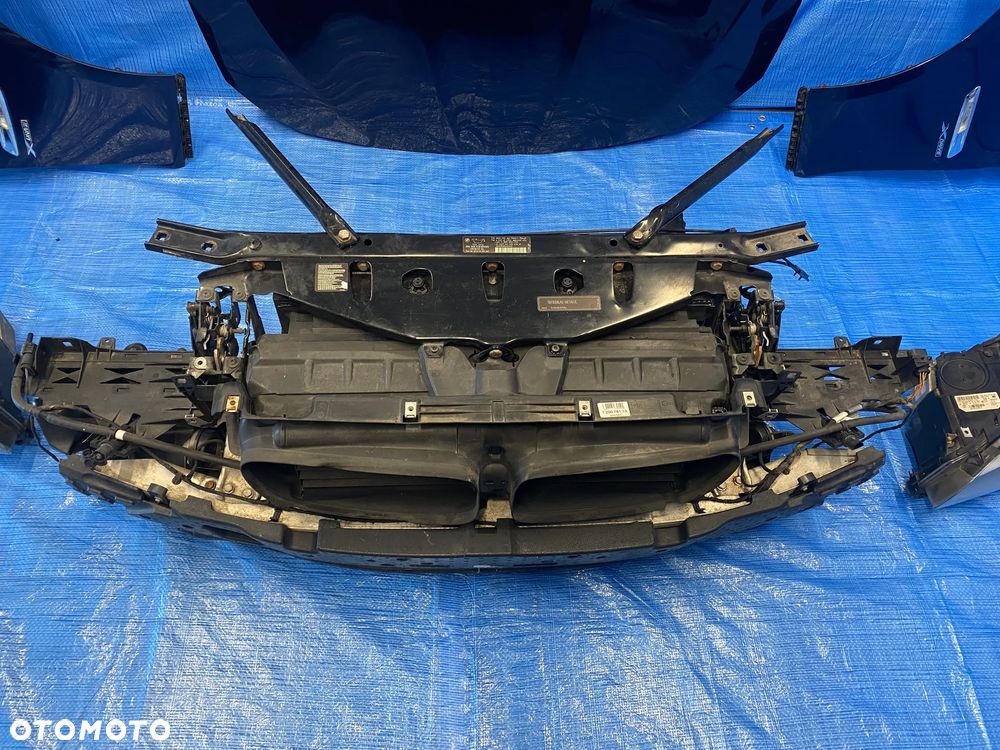 PRZÓD KOMPLETNY BMW F10 F11 NIEBIESKI A76 TIEFSEEBLAU MASKA ZDERZAK LAMPY XENON PAS PRZEDNI CHŁODNICE 535I KOMPLET EUROPA - 16