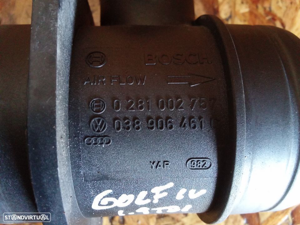 MEDIDOR DE MASSA DE AR VOLKSWAGEN AUDI SEAT 1.9TDI 0281002757 038906461O - 1