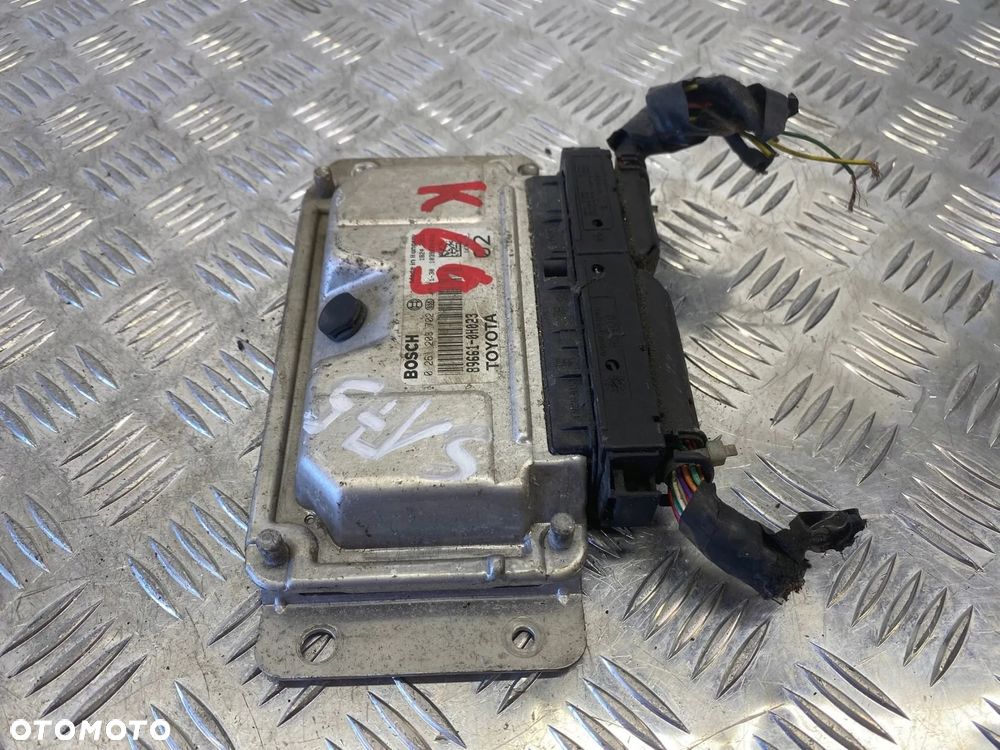KOMPUTER STEROWNIK SILNIKA TOYOTA AYGO PEUGEOT 107 1.0 89661-0H023 - 4