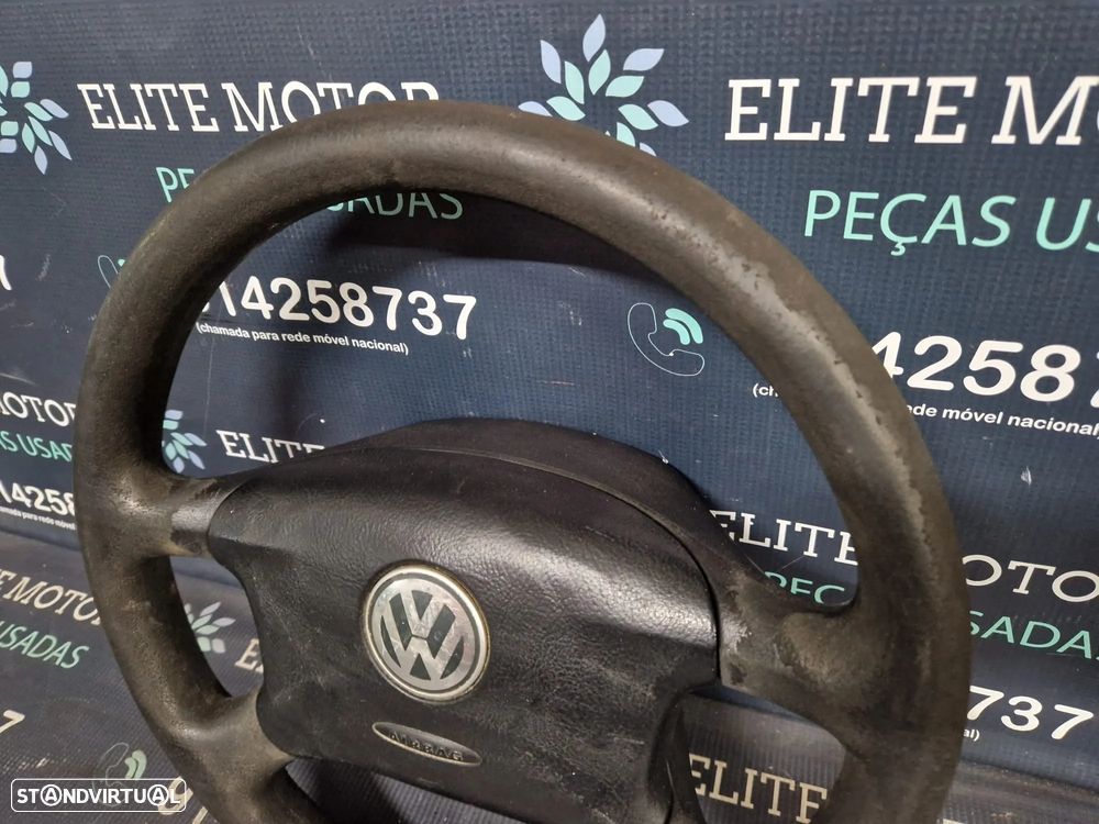 Volante usado pele com airbag VW SHARAN 4 braços - 4