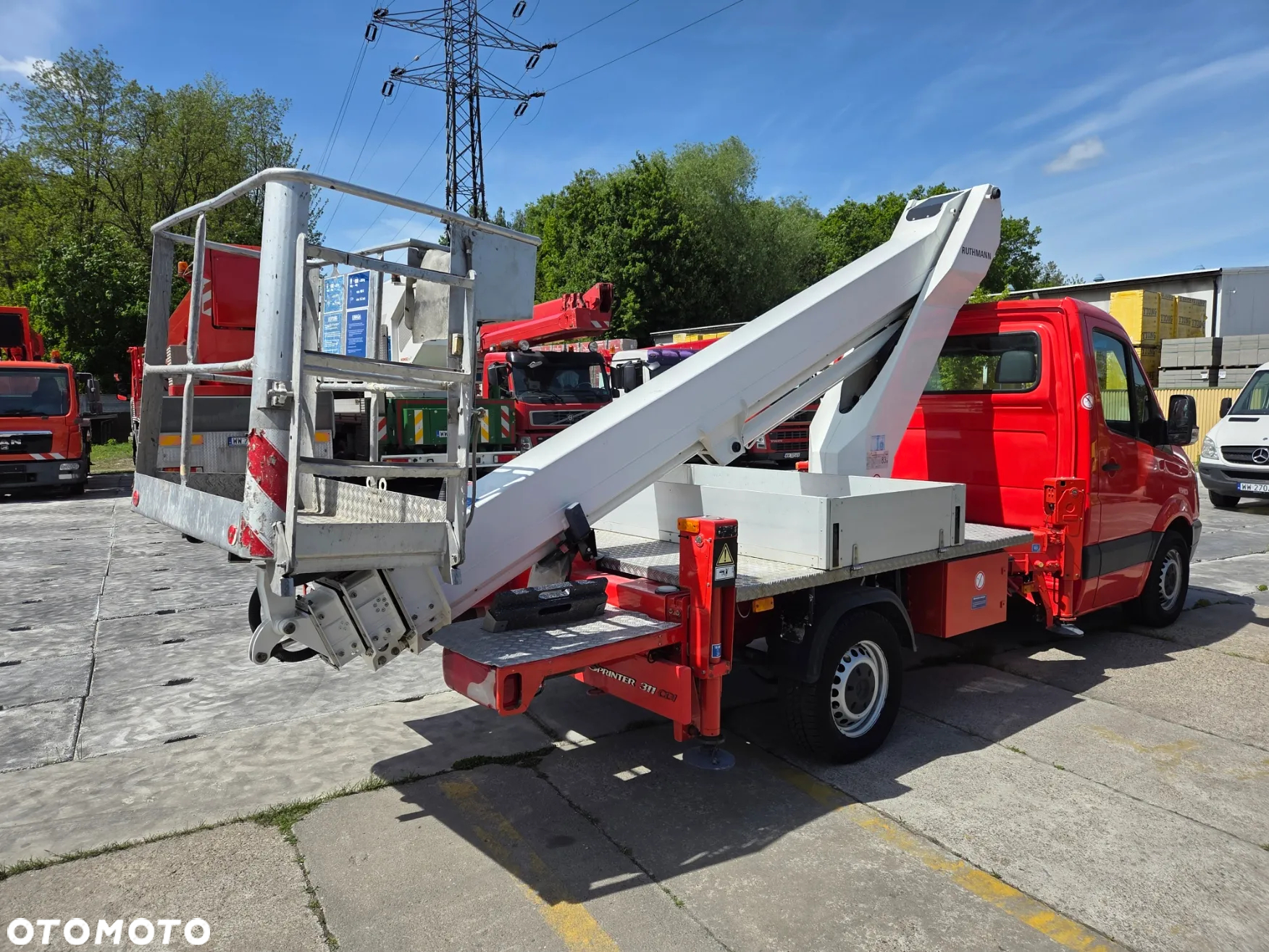 Mercedes-Benz Sprinter 311 CDI - Podnośnik koszowy RUTHMANN TB 220 22 m ZWYŻKA UDT jak Wumag Palfinger GSR Multitel Steiger CTE Omme - 3