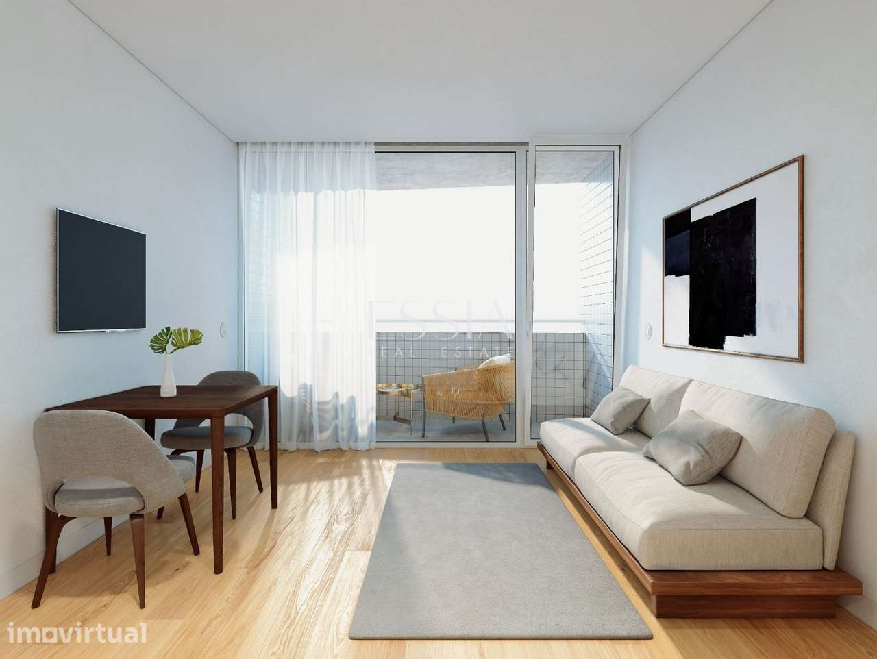 Apartamento T2 com Dois Terraços e Garagem,  Centro da Cidade do Porto - Grande imagem: 5/15