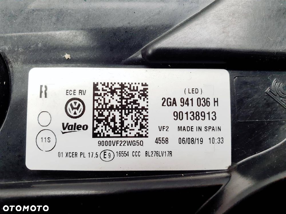 VOLKSWAGEN T-ROC 2GA 17r PRAWA LAMPA PRZÓD FULL LED ORY EU - 12
