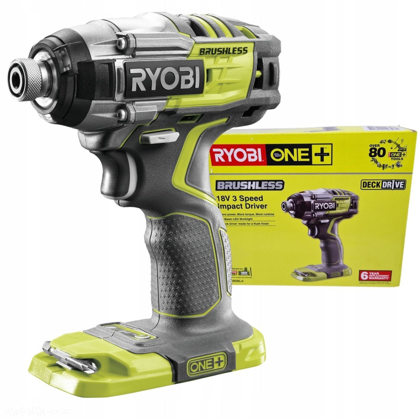 RYOBI BEZSZCZOTKOWA ZAKRĘTARKA KLUCZ 270Nm UDAROWA ONE 18V R18IDBL-0 - 1