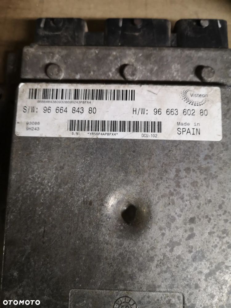 STEROWNIK ZESTAW STARTOWY DUCATO JUMPER 2.2 9666484380 - 3