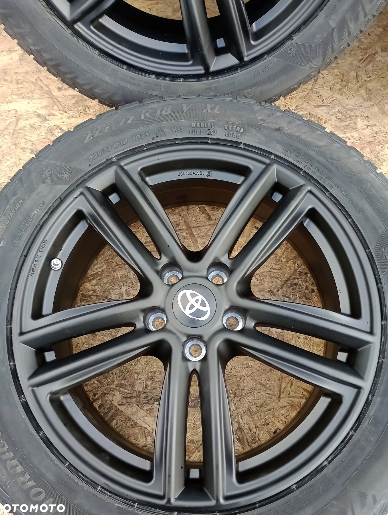 KOŁA ZIMOWE ALUMINIOWE NOWE TOYOTA C-HR II 5x114 R18 7J ET34 CZUJNIKI TPMS OPONY 225/55 R18 102V MATADOR NORDICCA MP93 - 8