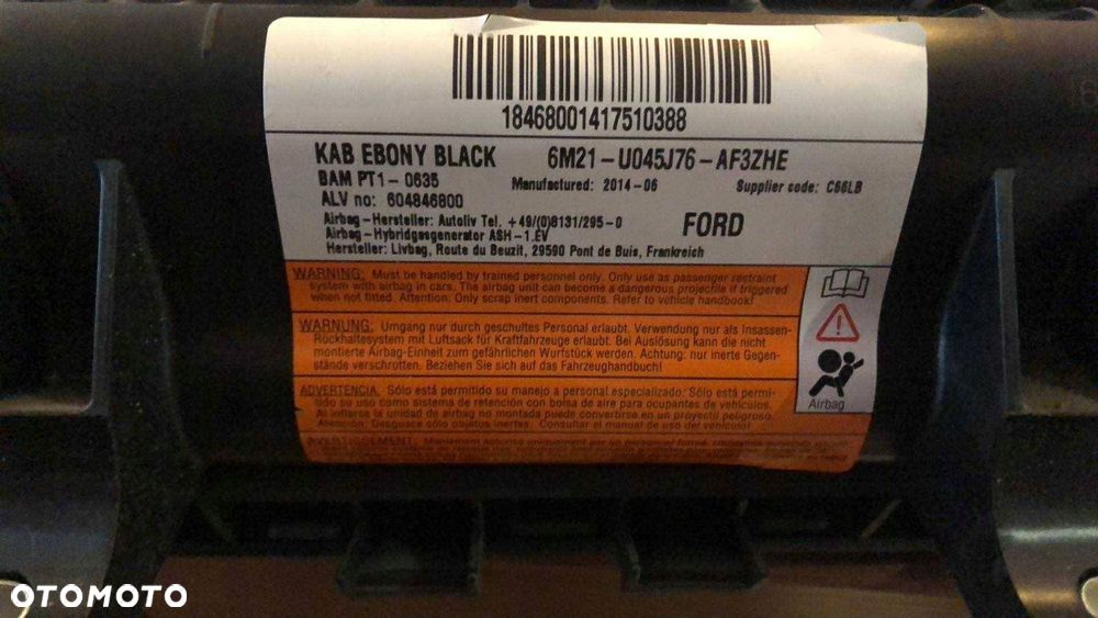 poduszka kolanowa ford s-max mk1 - 3