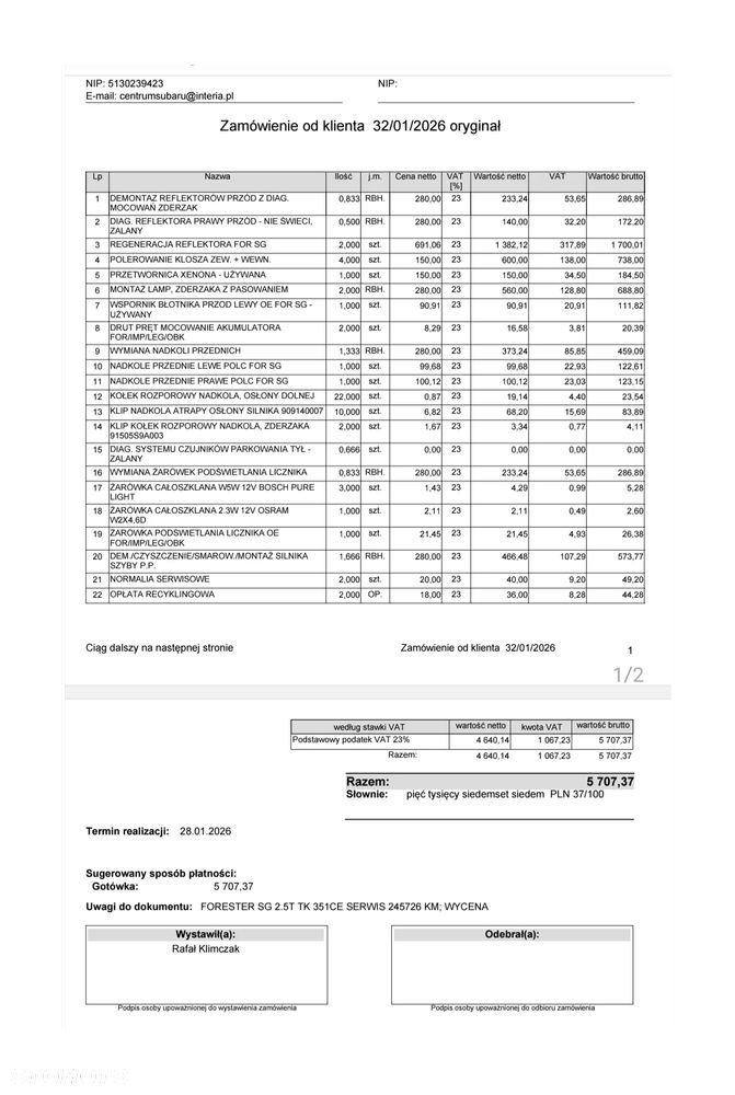 Subaru Forester 2.5 XT 000 - 37