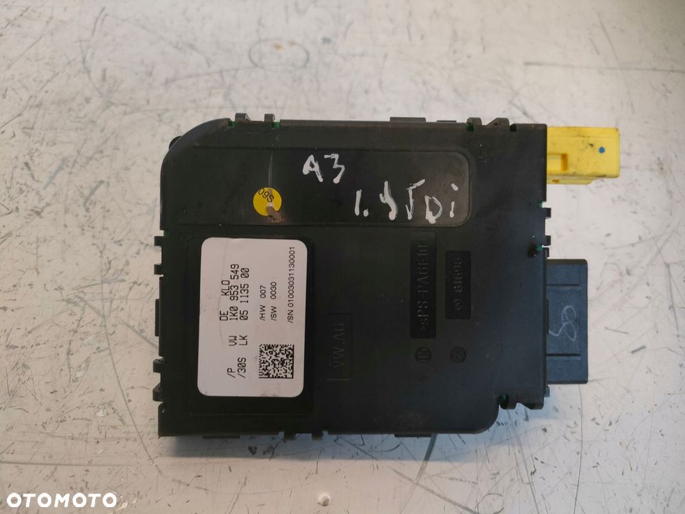 AUDI A3 8P 1.9 TDI 3-DRZWI 03- CZUJNIK KĄTA SKRĘTU 1K0953549 - 3
