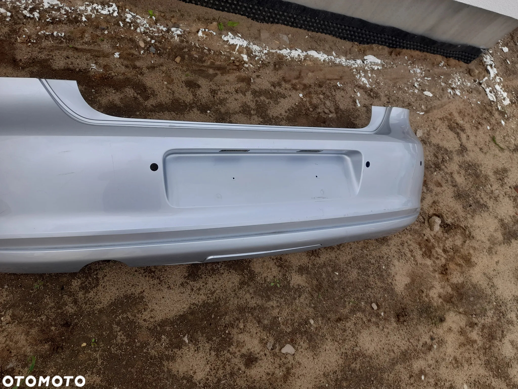 VW POLO 6R6 ZDERZAK TYLNY TYŁ SREBRNY  09-> - 4