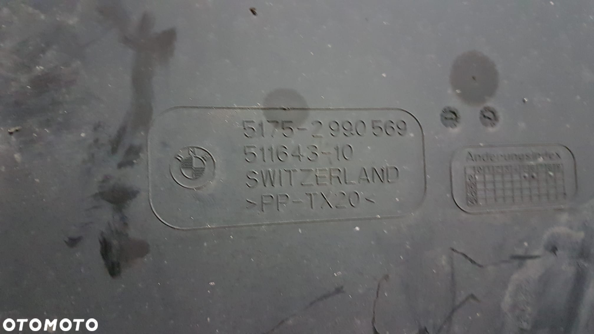 BMW E84 OE 511643-10 osłona pod silnik - 3