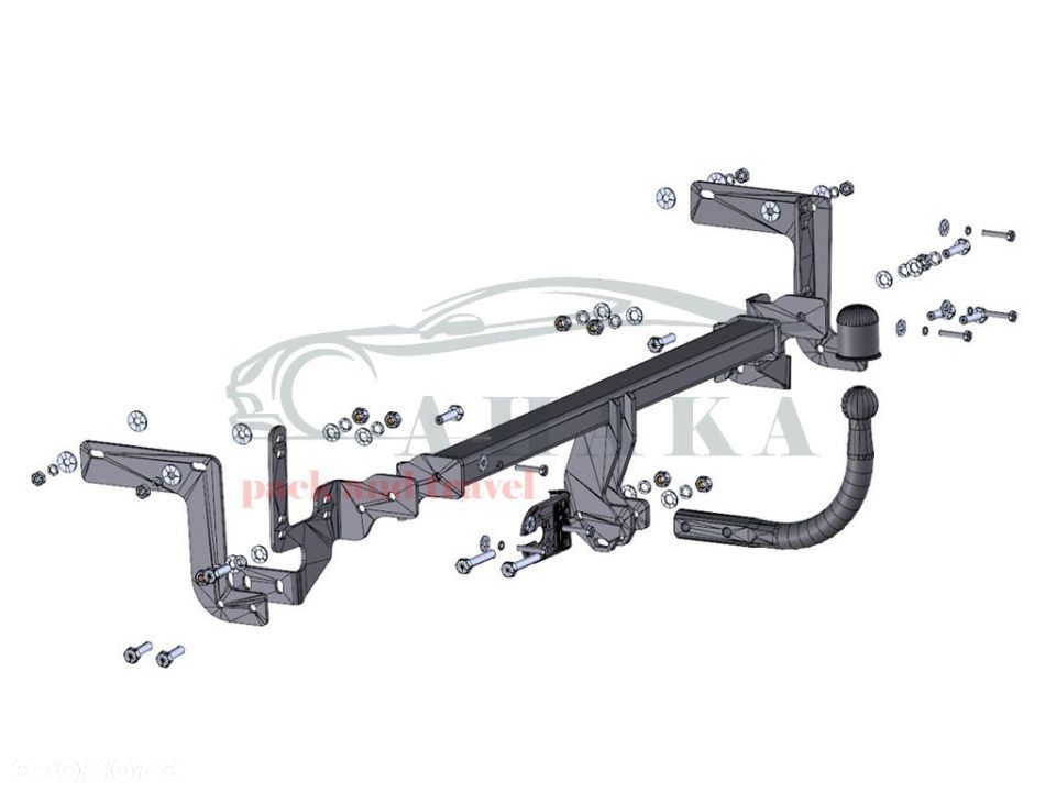 Hak Holowniczy Odkręcany Do Citroen C4 Picasso 2013-2018 - 3