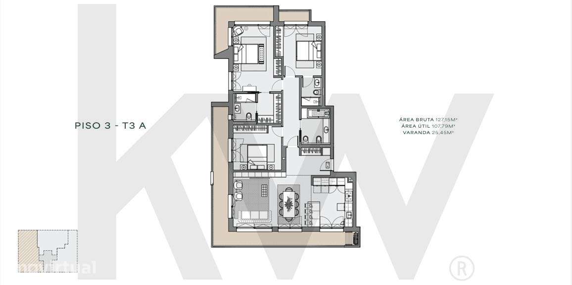 Fantástico Apartamento T3 em Vialonga | Mata do Paraíso - Grande imagem: 5/5