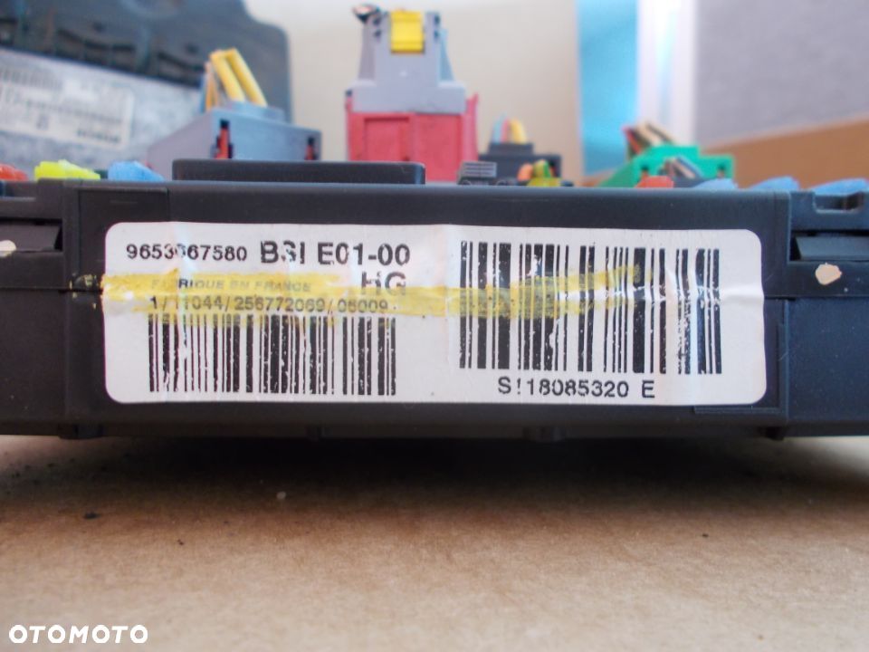 KOMPUTER MODUŁ BSI KLUCZYK IMMOBILIZER PEUGEOT 206 2.0 0281012525 ORYGINAŁ - 5