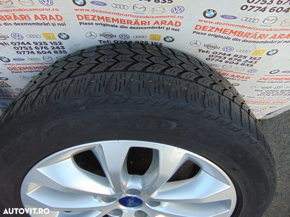 Jante aluminiu Ford Mondeo mk5 S max Kuga Galaxy 3 r17 jante aliaj cu anvelope iarna 215/55/r17 - 11