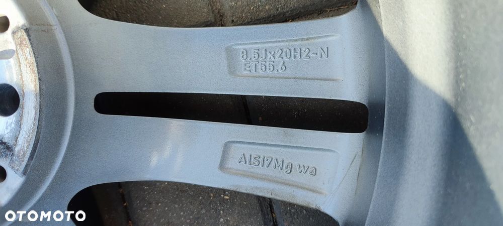 FELGI ALU STOPNIOWANE 5X112 2x8.5J x20 CALI ET 55.6 fi 66.6 2x8.5J x 20 CALI ET42 MERCEDES ML GL GLS KOMPLET 4 SZTUKI - 5