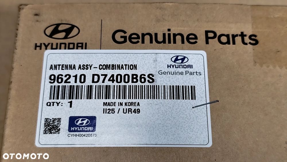 NOWA ANTENA DACHOWA REKIN HYUNDAI TUCSON III 2015- 96210-D7400B6S - 3