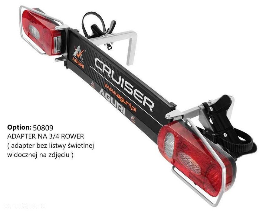 CRUISER -3 AGURI Hak Rowerowy Bagażnik Dystrybutor RATY - 5