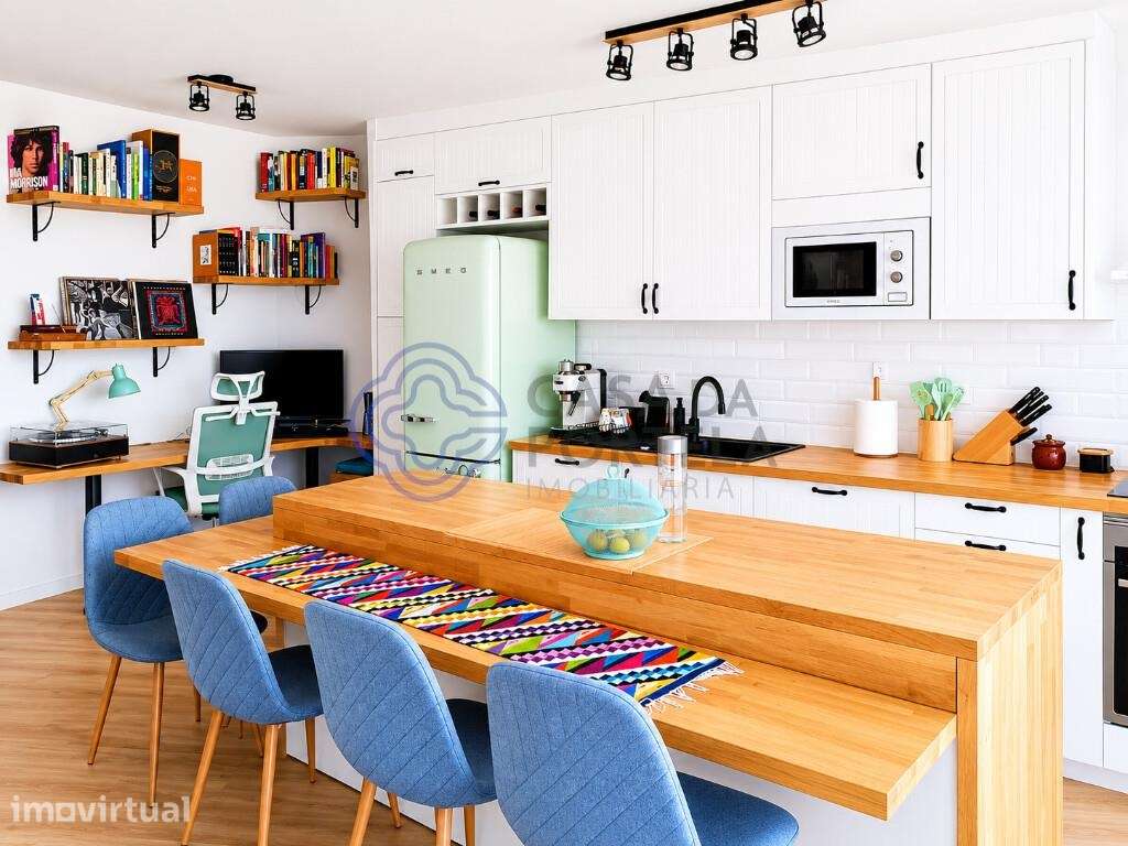 Andar Moradia T2 na 1ª linha de mar da Praia de Angeiras, para venda. - Grande imagem: 3/10