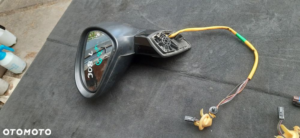 PEUGEOT 308 T7 W KOLORZE CZARNYM KTVD Lusterko zewnętrzne Europa 8 PINÓW 12503400M5 12503410M5 - 4