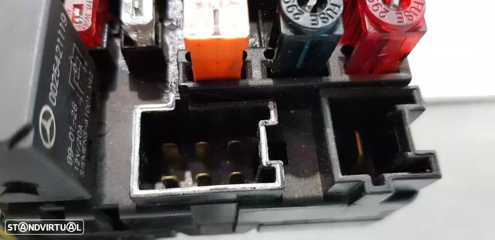 CAIXA RELÉS / FUSÍVEIS MERCEDES-BENZ CLASSE S 1999 -A0275454532 - 3