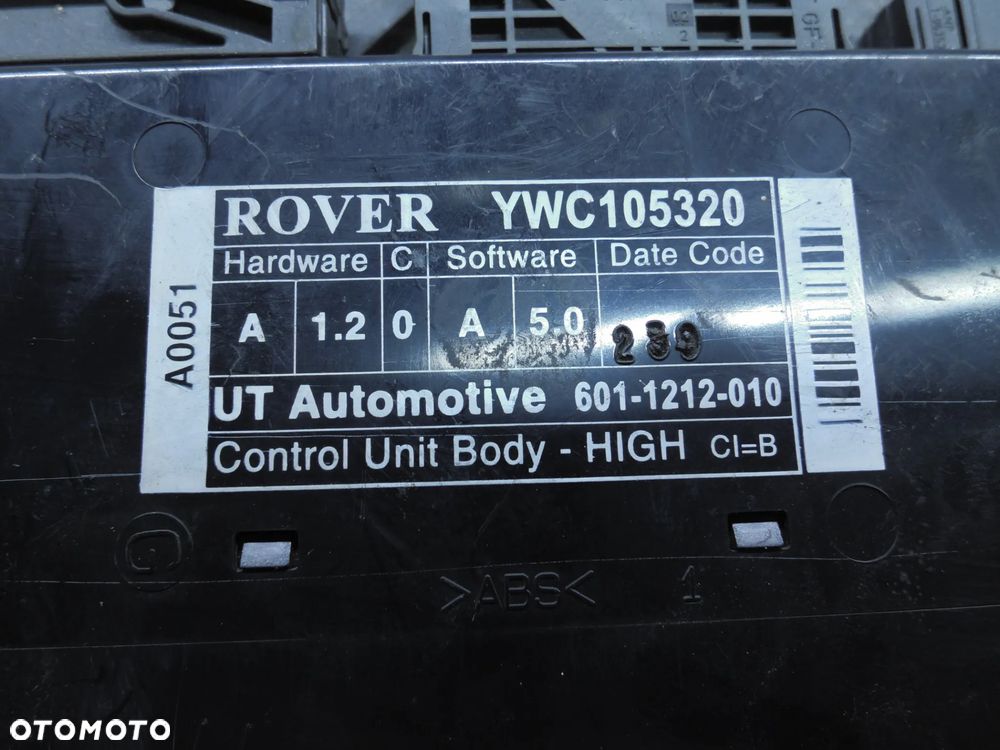ROVER 75 STEROWNIK MODUŁ KOMFORTU YWC105320 - 2