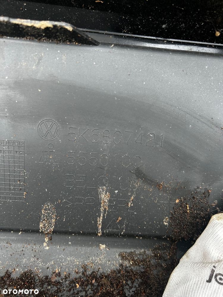 Volkswagen GOLF VI 5K6 ZDERZAK TYŁ TYLNY 5K6807421 - 5