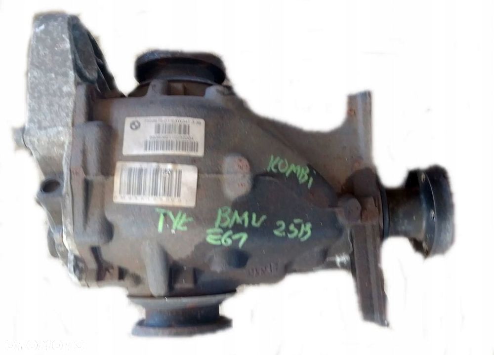 BMW 5 E60 E61 2.5 D DYFERENCJAŁ DYFER MOST TYLNY TYŁ 7556676 - 1