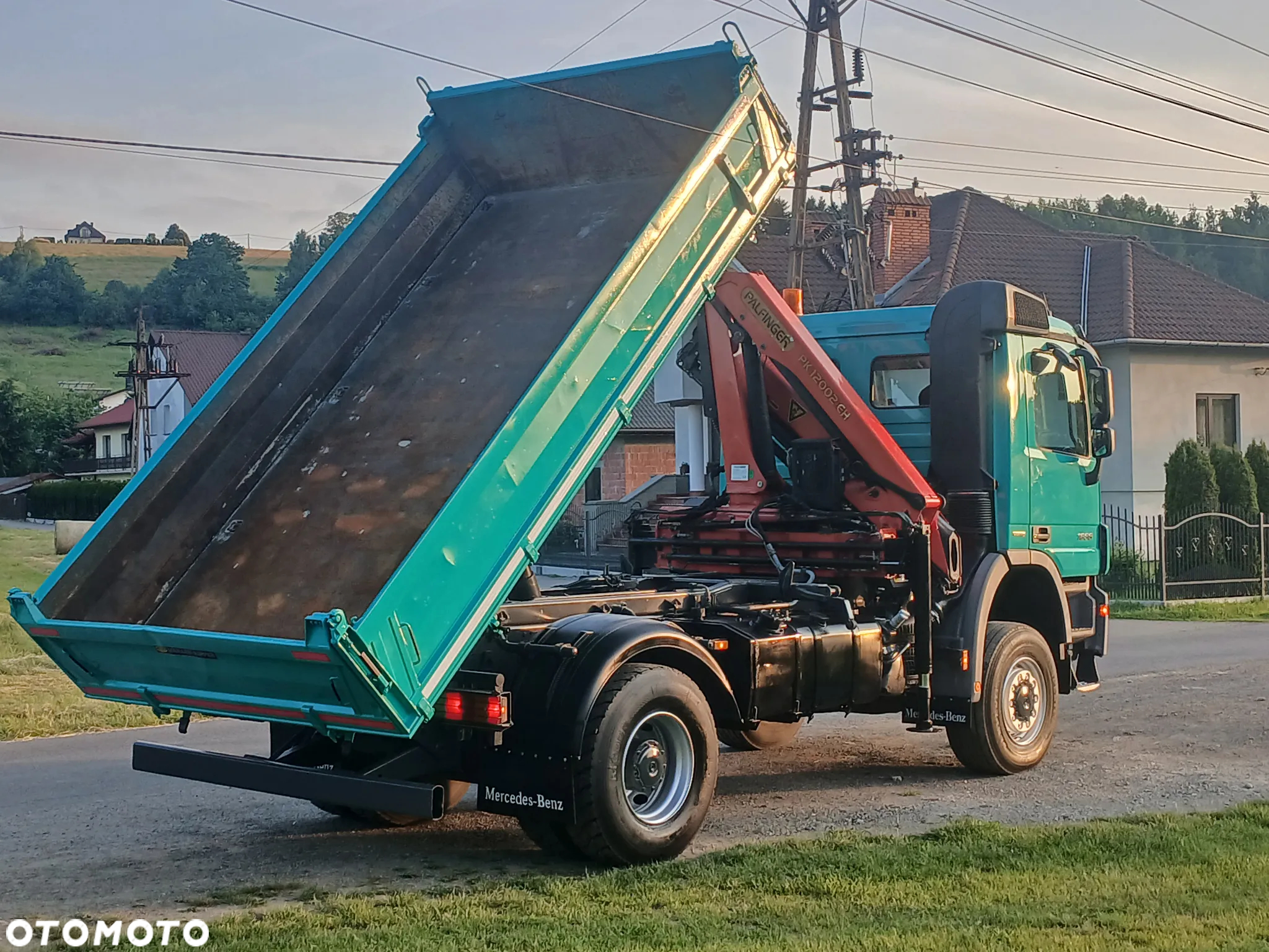 Mercedes-Benz ACTROS 360 KM LIFT 4x4 Duży HDS Palfinger RADIO Meiller PERFEKCYJNY ! - 7