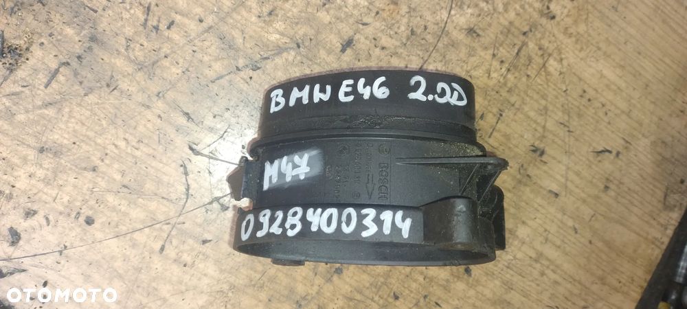 BMW 2,0d E46 M47 przepływomierz 0928400314 - 1