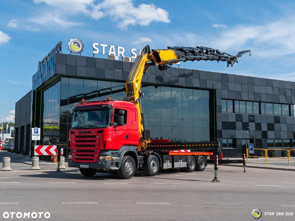 Scania R420 8x2 FASSI F1100AXP HDS Żuraw Fly Jib - 4