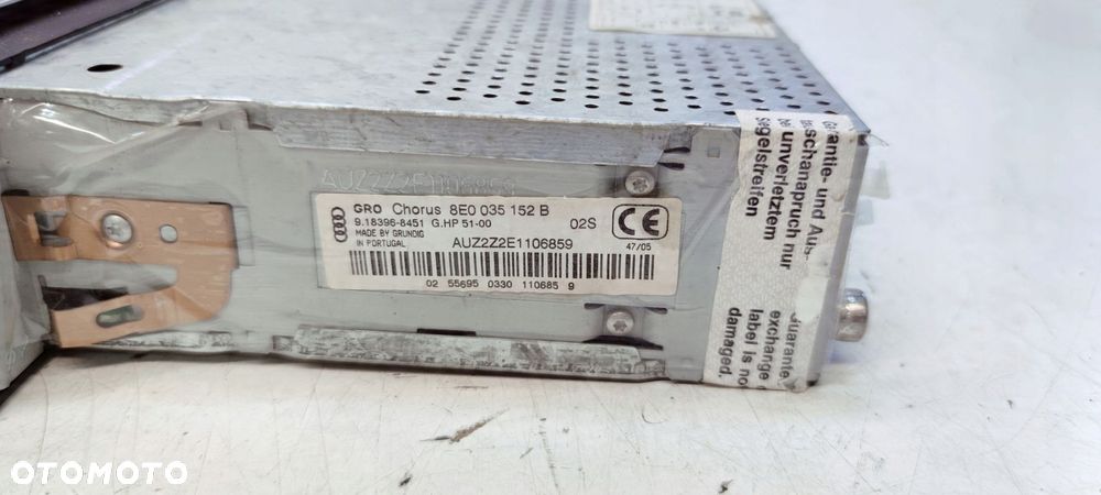 RADIO AUDI CHORUS AUDI A4 B6 B7 8E0035152B - 5