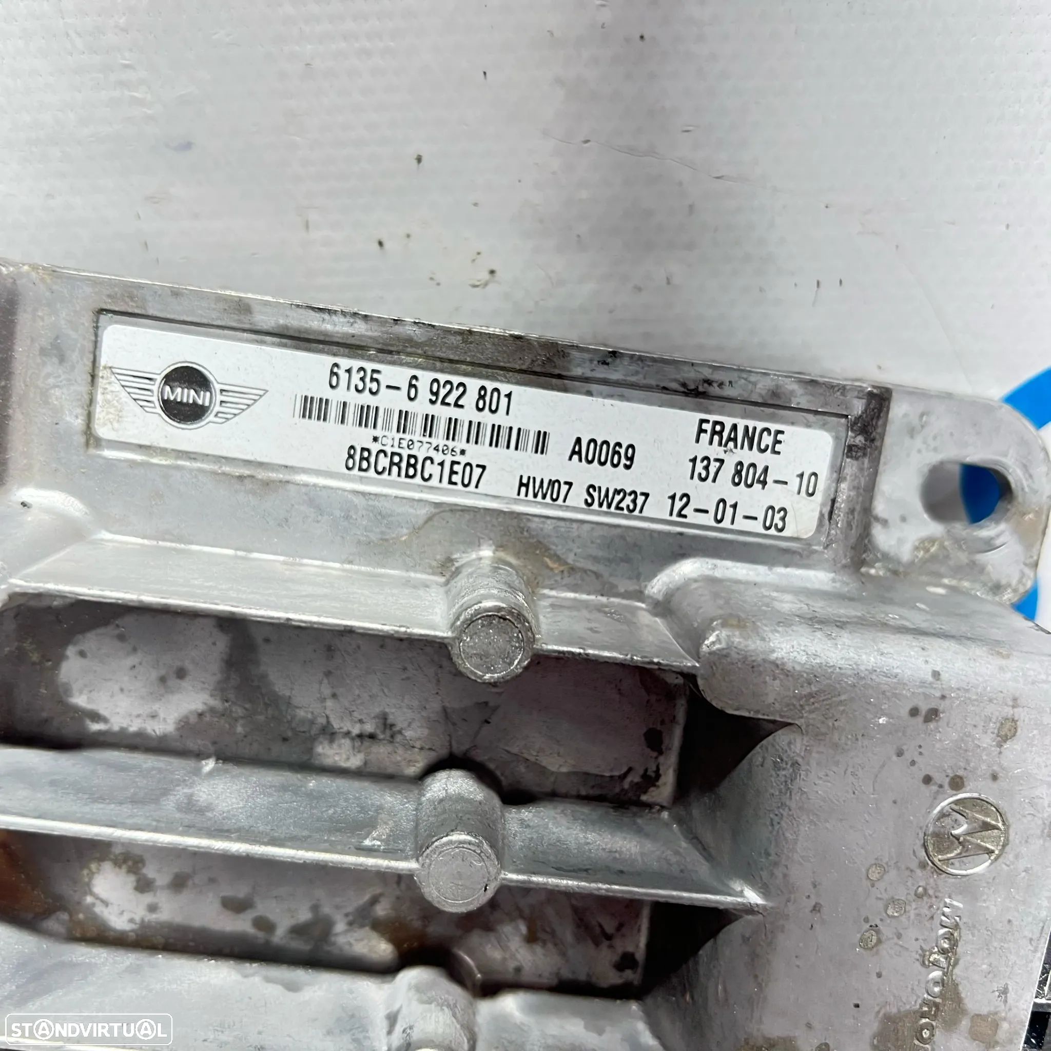 .Centralina Original BCM Modulo Controlo Motorola BMW Mini 6 922 801 / 8BCRBC1E08 - 1