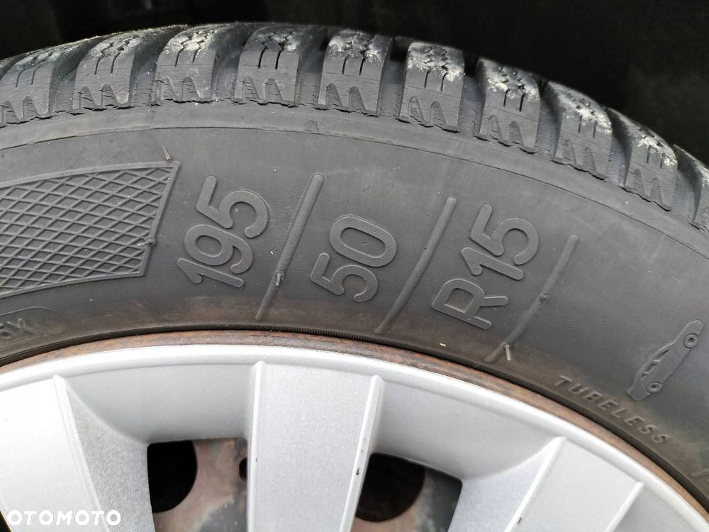 KOŁA FELGI OPONY KOŁPAKI 5X100 X15 FI57,1 195/50R15 SEAT SKODA VW AUDI - 8