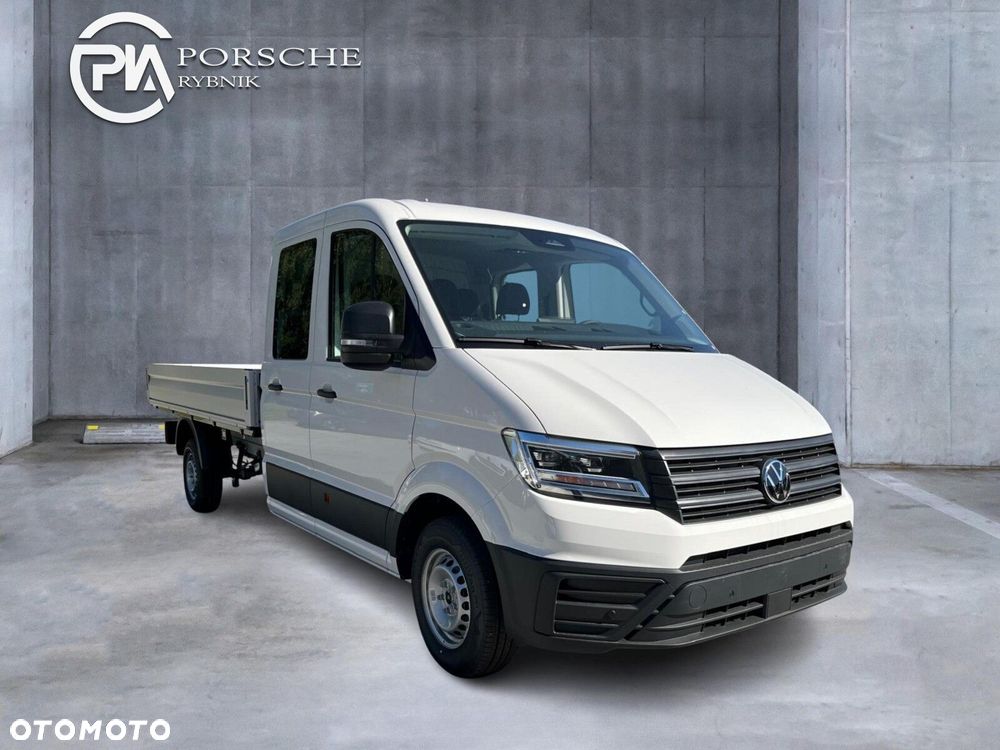 Volkswagen Crafter 35 Skrzyniowy z podwójną kabiną silnik: 2,0 l EU6 SCR 177 KM / skrzynia biegów: Przedni napęd manualna 6-biegowa rozstaw osi: 4490 mm - 3