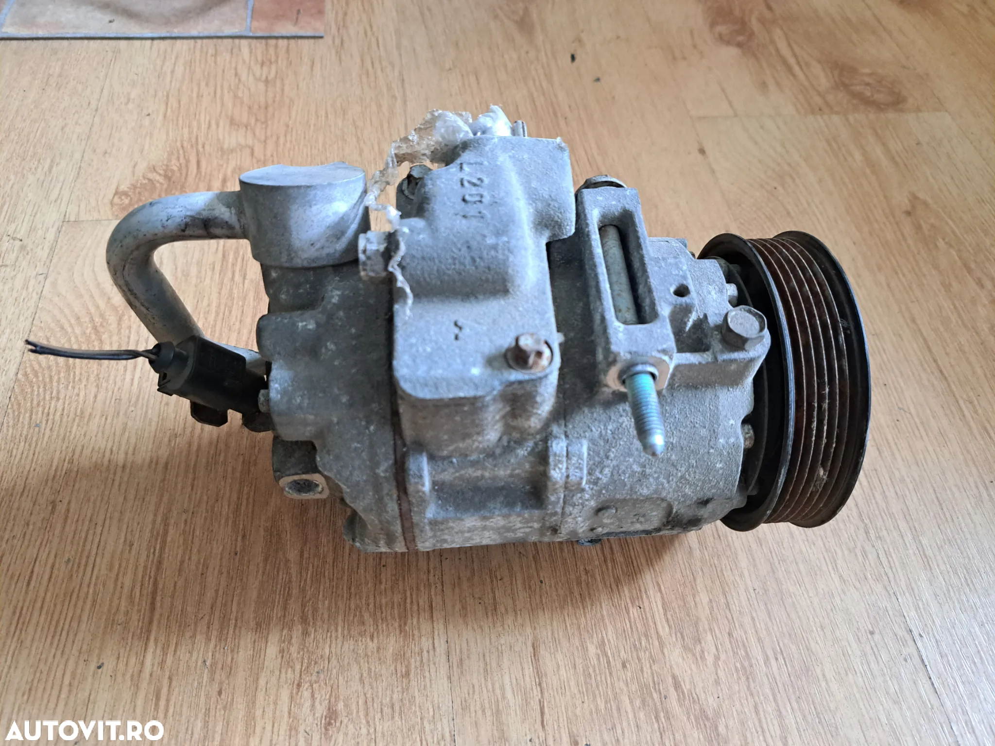 Compresor clima ac aer conditionat Denso 6pk original VW Polo Seat Ibitza Cordoba Skoda Fabia Roomster 1.0 1.2 1.4 1.6 1.8 1.9 2.0 tdi tsi fsi gti lpg - 2