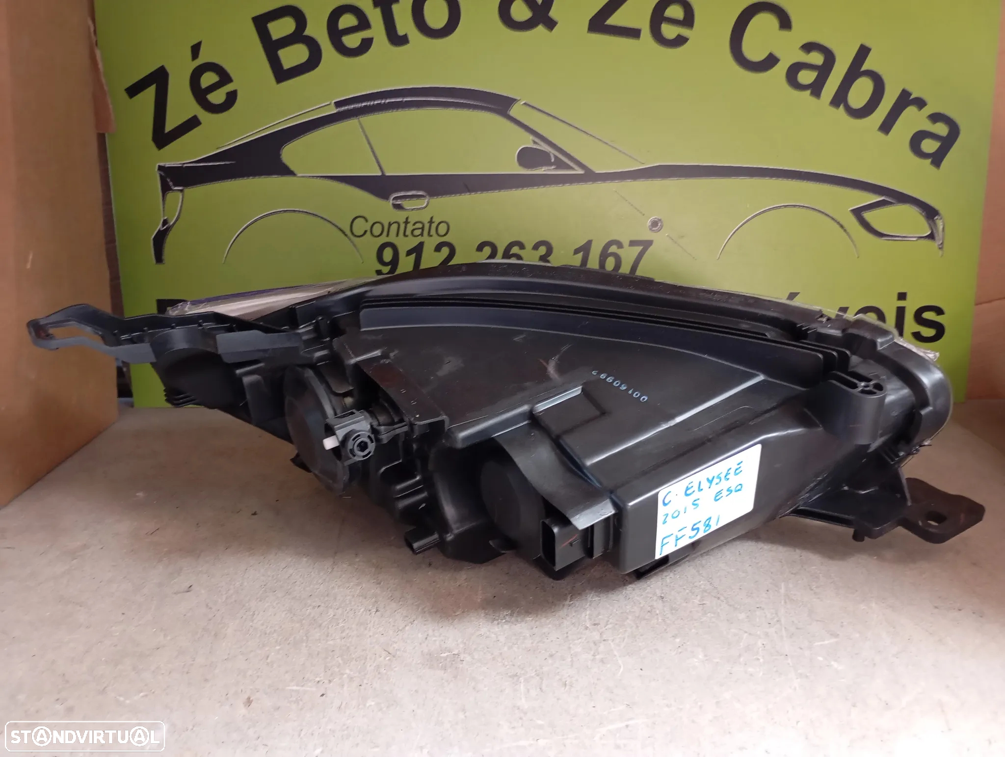 CITROEN C-ELYSEE FAROL ESQUERDO - FF581 - 6