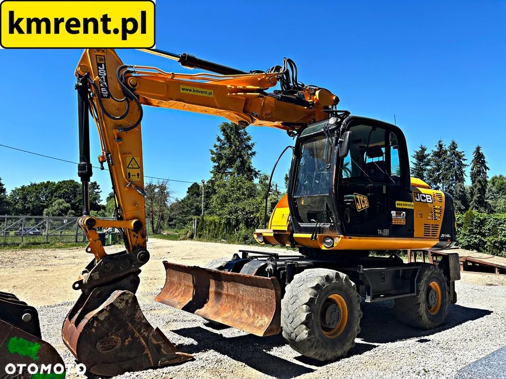 JCB JS 145 WTT4 I KOPARKA KOŁOWA 2016R. | S 130 160 313 315 CAT KOMATSU PW 140 - 16