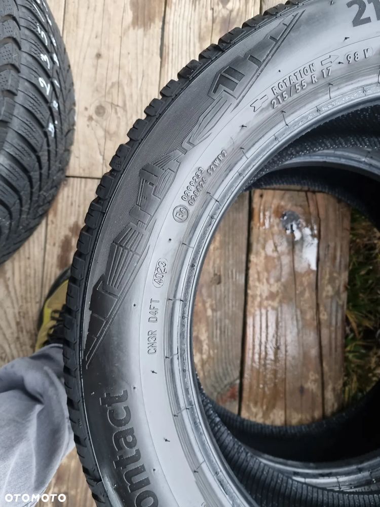 Opony Continental ALLSEASON CONTACT 215/55R17 98V 2023r,2x6,5mm bdb stan - 8