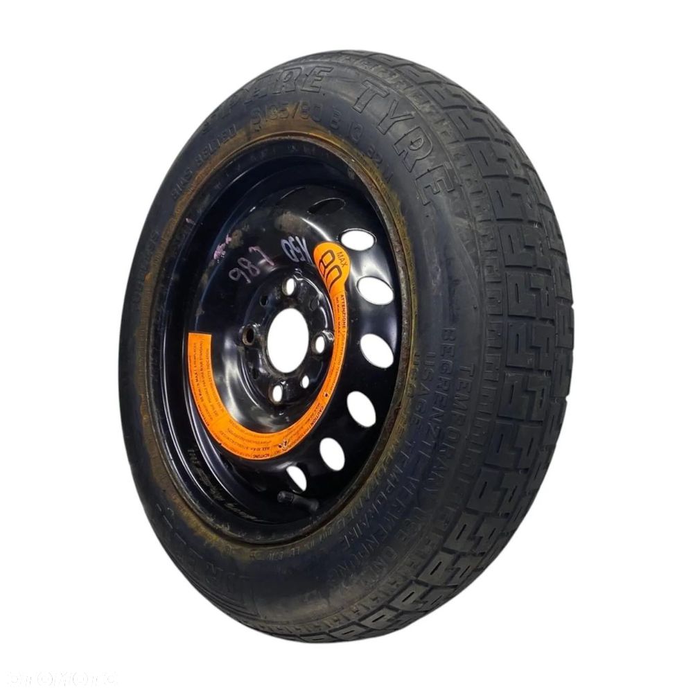 KOŁO DOJAZDOWE FIAT PANDA CINQUECENTO SEICENTO 135/80R13 4X98 ET33 - 3