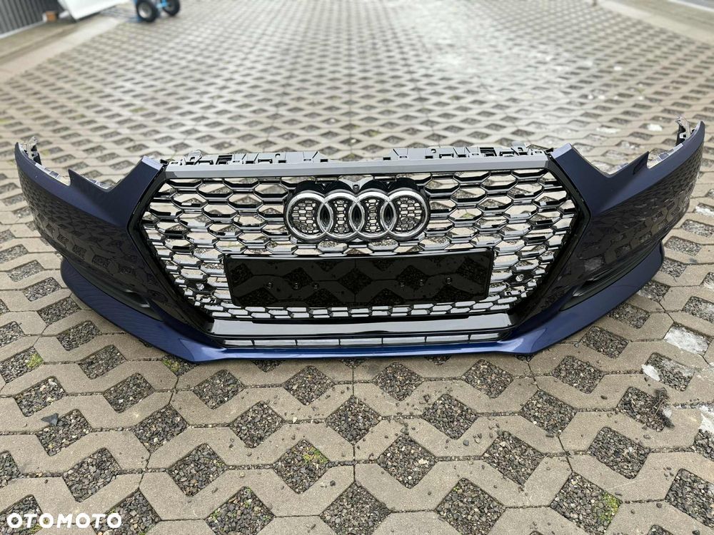 Audi A4 B9 Zderzak Przód Przedni Kompletny 6xPDC LX5H 15-19 - 10