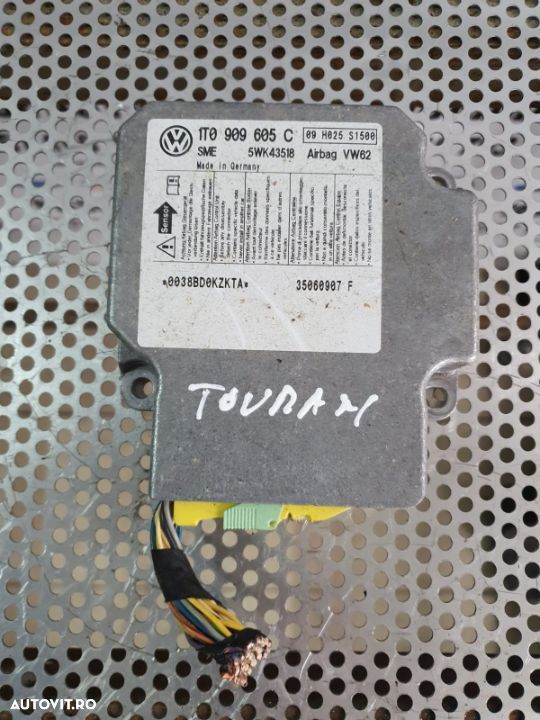 Calculator Modul Airbag VW Touran Golf 5 Skoda Seat  An 2003-2009 - 2