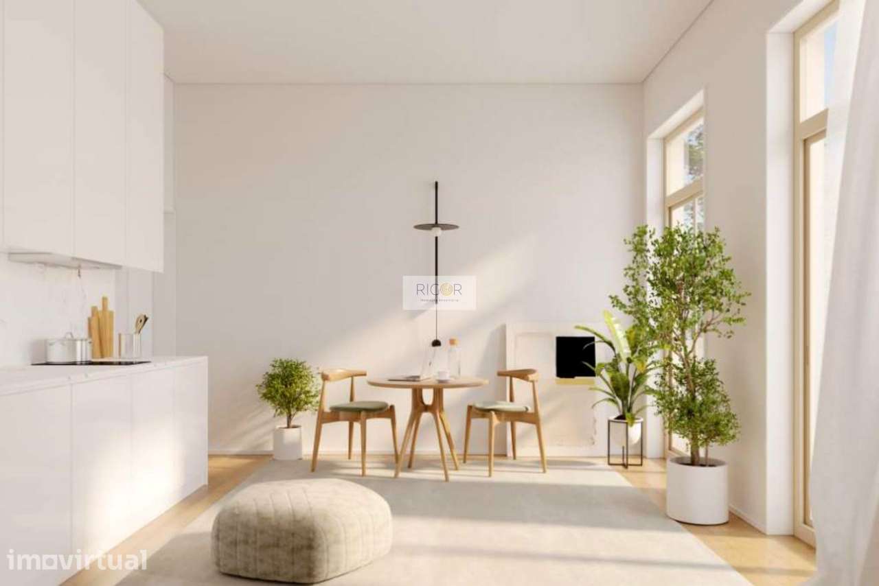 Apartamento T0 com varanda a 200 metros da praia em Leça da Palmeira. - Grande imagem: 3/13