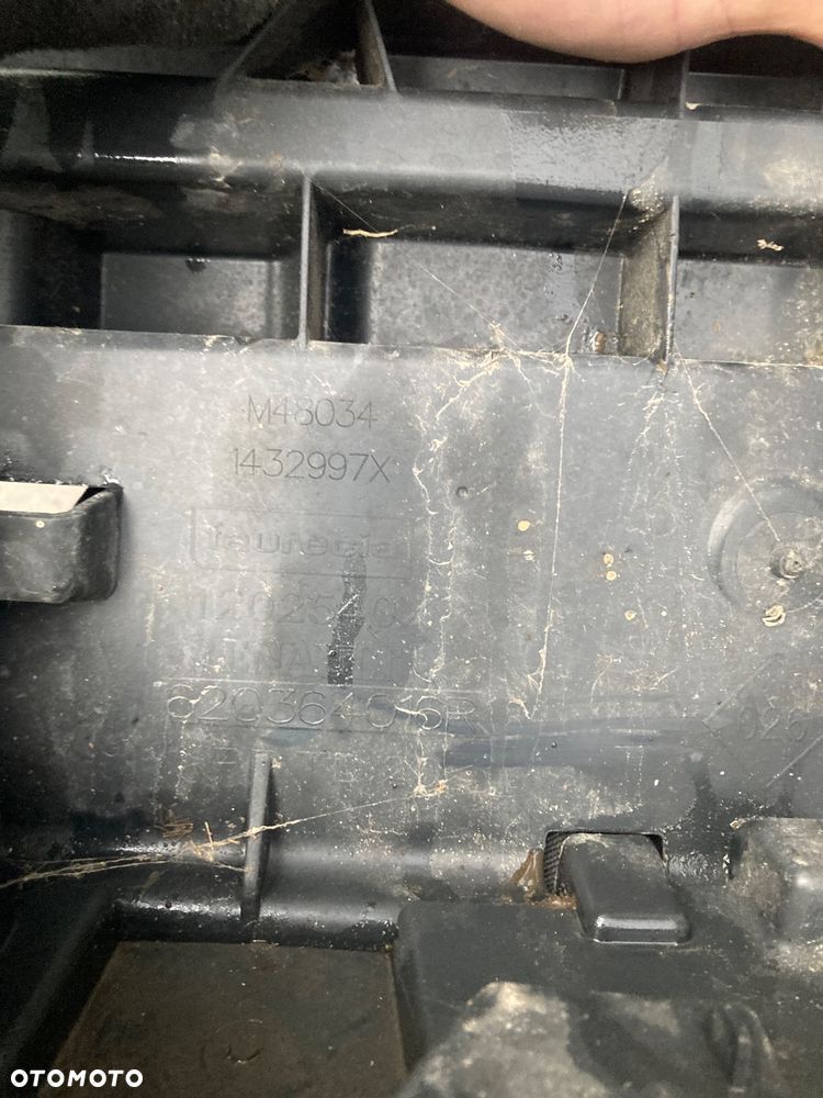 Renault Kangoo 2 II LIFT 3 III ATRAPA grill zderzaka pas górny podstawa grilla wzmocnienie górne czasza 620364016R 623101381R - 11