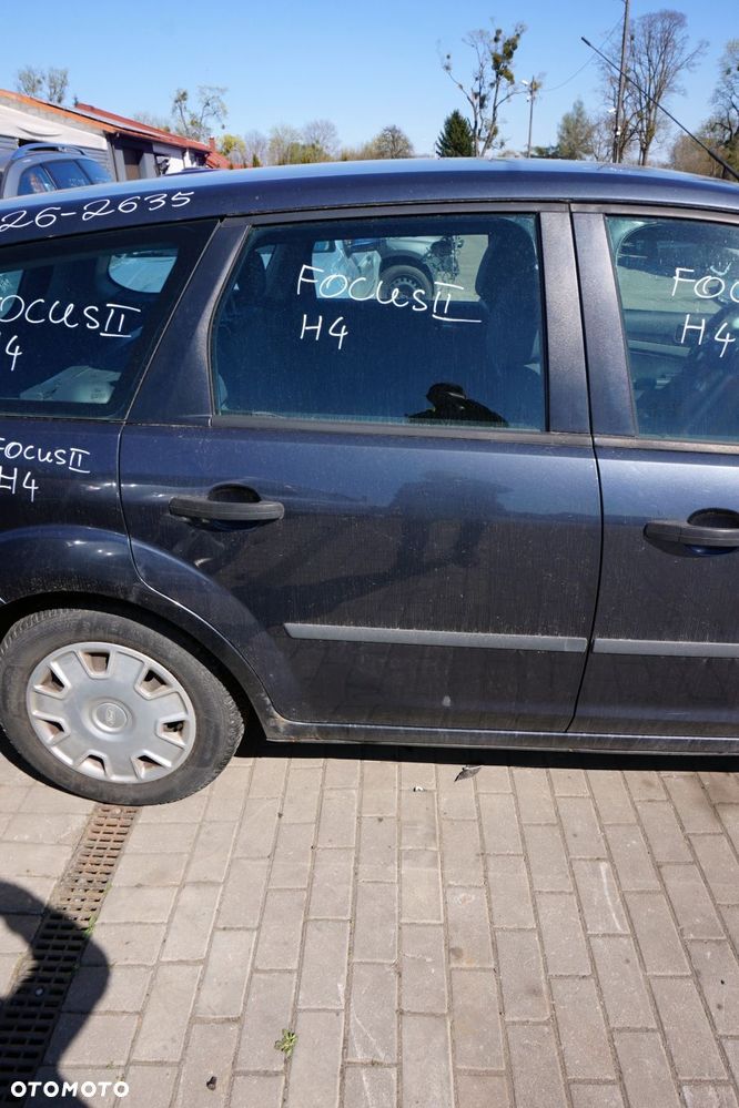 DRZWI TYLNE PRAWE FOCUS II MK2 KOMBI H4  SZARY SEA GREY FORD 2004-2008 - 1