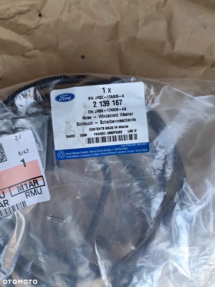 Przewód spryskiwaczy Ford Mustang 2017 2139167 JR3B-17K605-AB JR3Z-17A605-A - 3