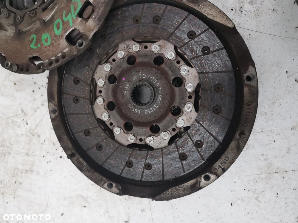 KOŁO DWUMASOWE SPRZĘGŁO KOMPLET TOYOTA COROLLA E15 AVENSIS T25 T27 2.0 D4D 1AD 2.2 D4D 3450-0R010 - 5