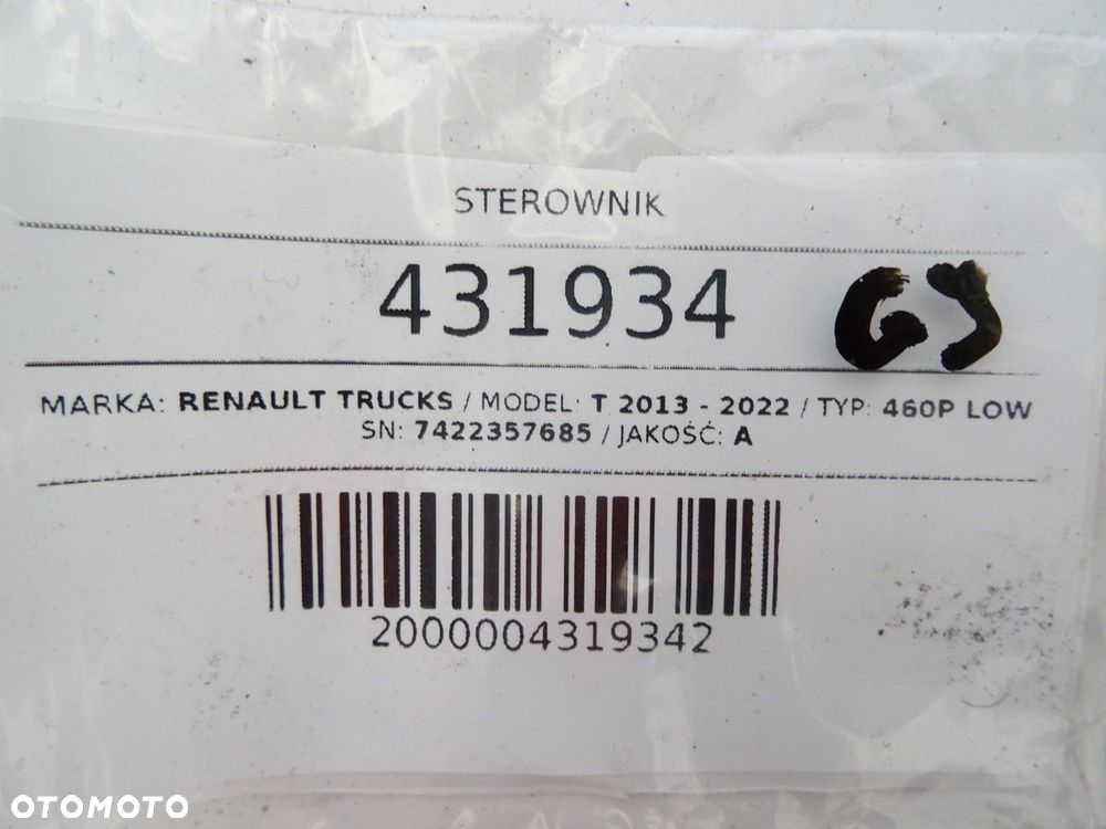 STEROWNIK  RENAULT TRUCKS T 2013 - 2022 460P LOW 338 kW [460 KM] 6x2 2013 7422357685.P04 - 5