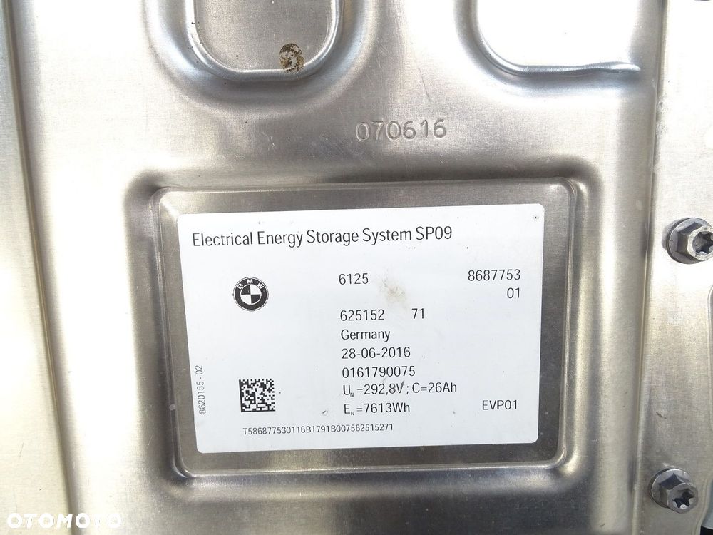BATERIA TRAKCYJNA AKUMULATOR HV BMW F30 F31 330E HYBRID 8687753 8618861 - 6