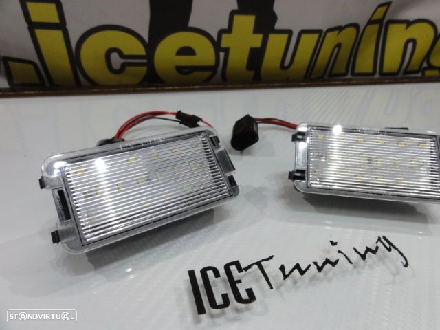 Suporte De Lâmpada De Matrícula Com Led Branco Seat Altea, Arosa. cordoba, Ibiza 6k, Ibiza 6L, Leon, toledo - 2